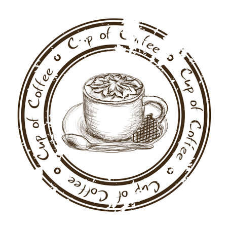 cup of coffeeのイラスト素材
