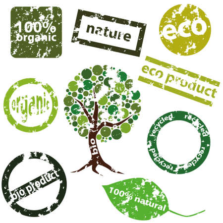 eco titlesのイラスト素材