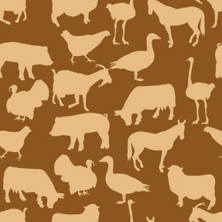 animals patternのイラスト素材