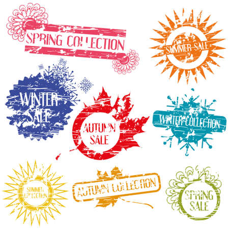 sale stampsのイラスト素材