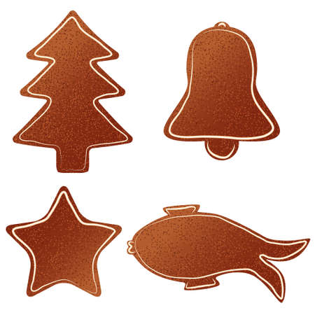 gingerbreadのイラスト素材