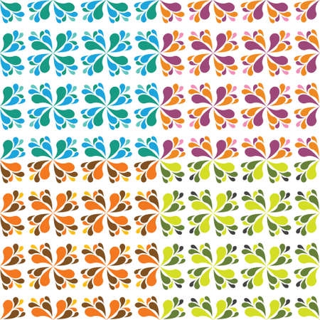 set of four drop seamless patternsのイラスト素材