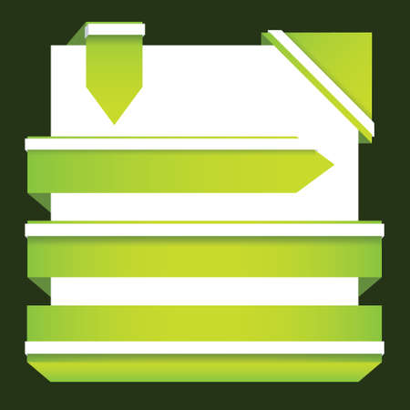 green tagsのイラスト素材