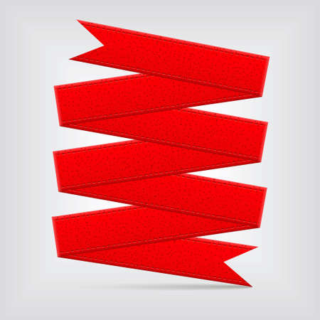 red ribbonのイラスト素材