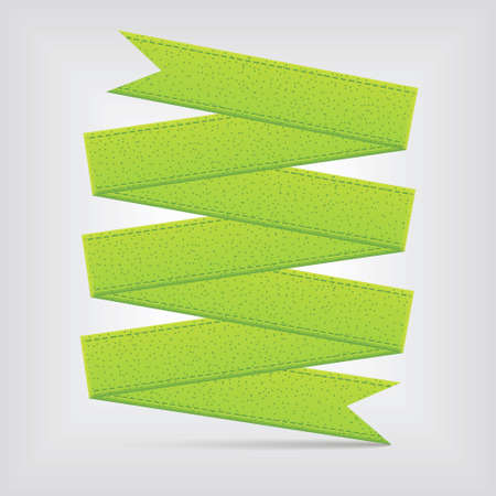 green ribbonのイラスト素材