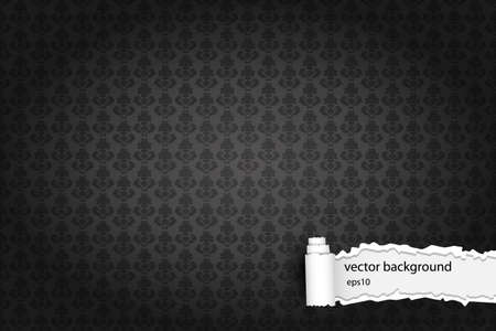 background with damask patternのイラスト素材