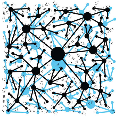 connection backgroundのイラスト素材