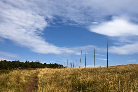 mountain pathの写真素材