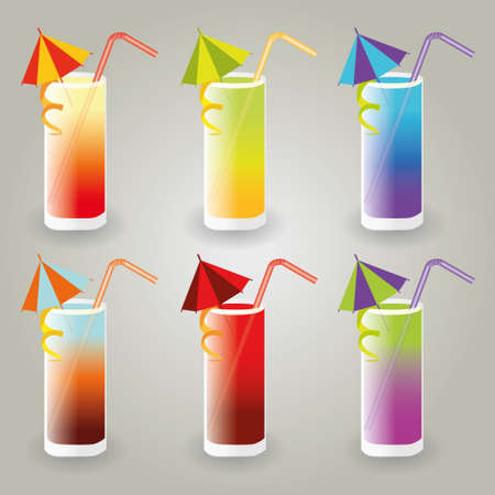 cocktail collectionのイラスト素材