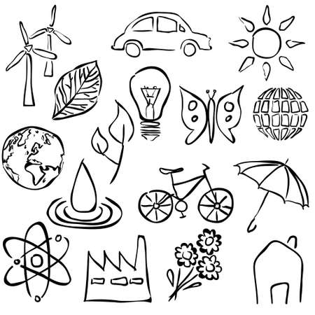 environment sketch imagesのイラスト素材