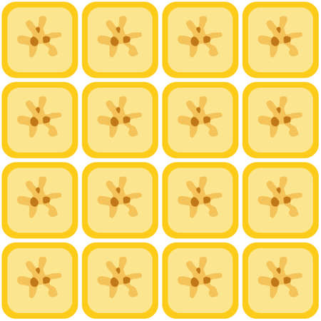 seamless banana patternのイラスト素材