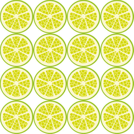 seamless lime patternのイラスト素材