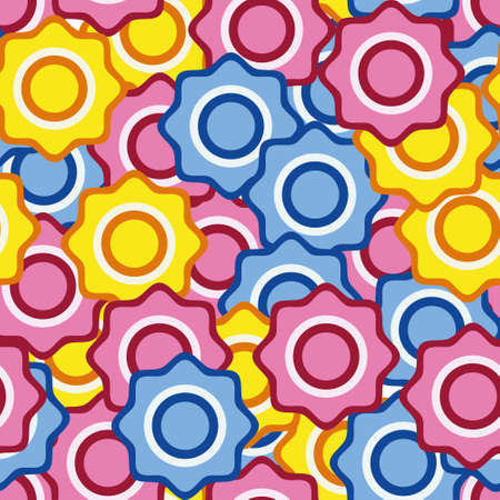 flower seamless patternのイラスト素材