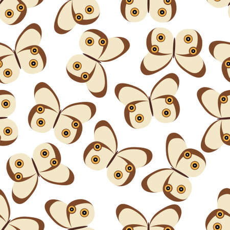 butterfly seamless patternのイラスト素材