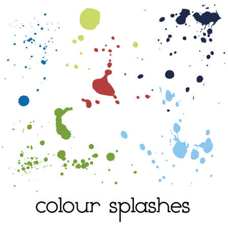 colour splashesのイラスト素材