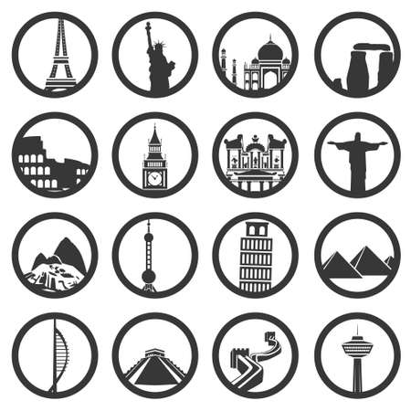 world buildingsのイラスト素材