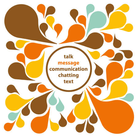 communication bubblesのイラスト素材