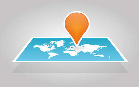 map with signのイラスト素材