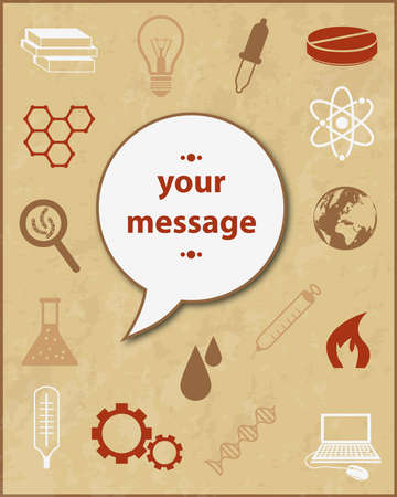 science posterのイラスト素材