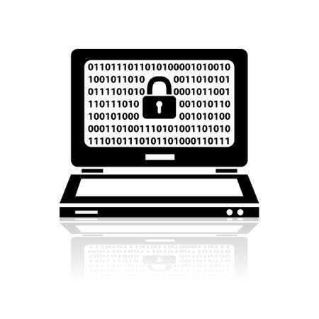 cybercrime iconのイラスト素材