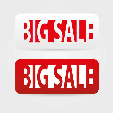 big sale tagsのイラスト素材