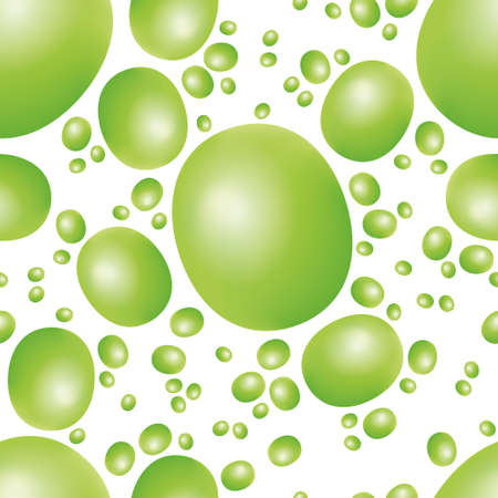 green peas seamless patternのイラスト素材