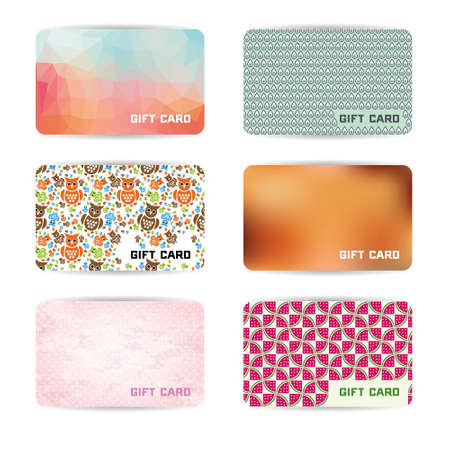 gift cardsのイラスト素材