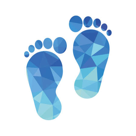 sole of the foot iconのイラスト素材