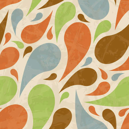 retro seamless patternのイラスト素材