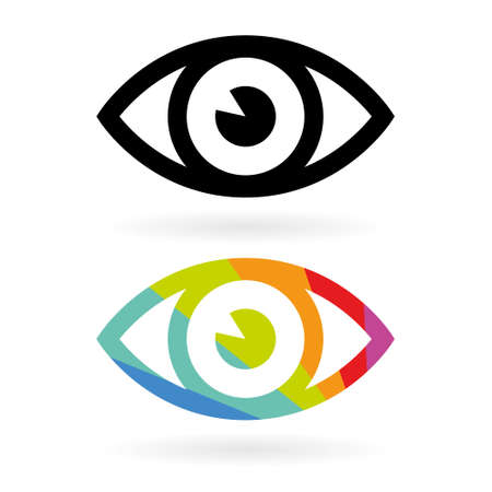 eye iconsのイラスト素材