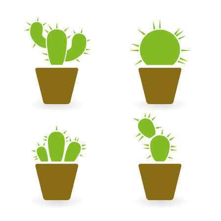 cactus collectionのイラスト素材