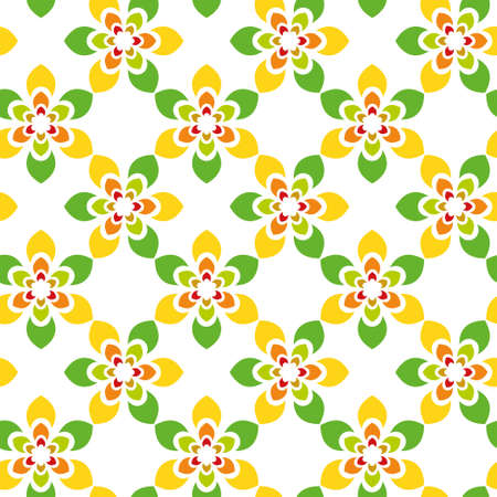 flower seamless patternのイラスト素材