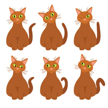 cats collectonのイラスト素材
