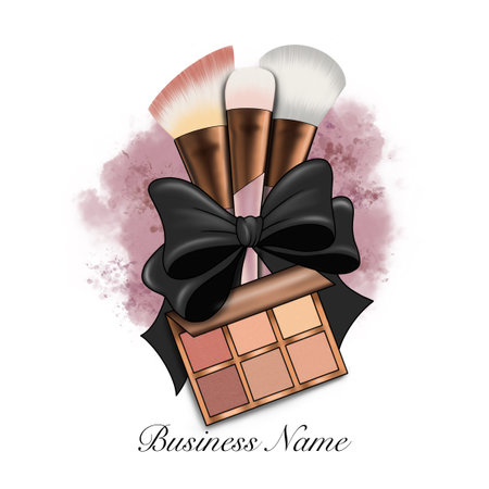Cosmetic product and tools on whiteの写真素材