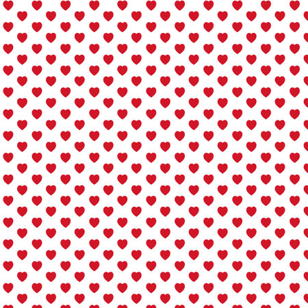 red hearts on white backgroundの写真素材