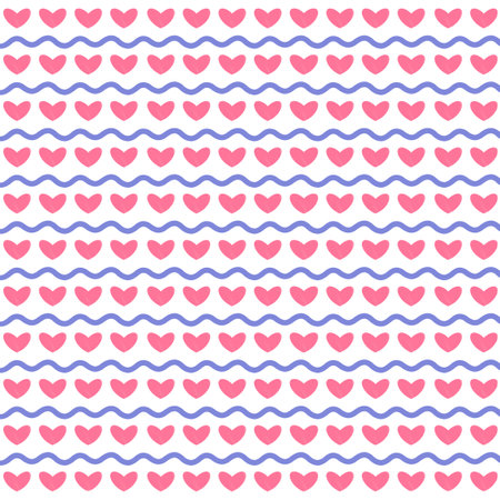 colorful hearts patterned background
