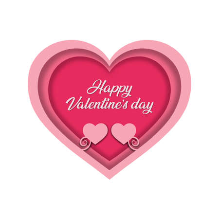 pink valentine heartの写真素材