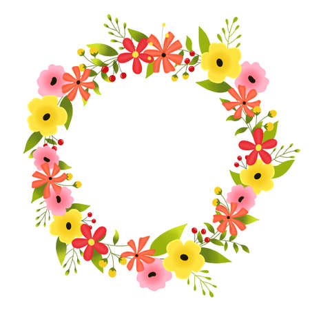 Decorative flowers outlineの写真素材