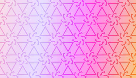 Art deco geometric pattern with Modern pastel color Gradient Design. For Greeting Card, Flyer, Poster, Brochure, Banner Calendar. Vector Illustration.のイラスト素材