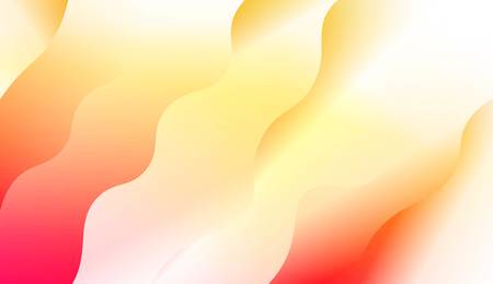 Blurred Decorative Design In Modern Style With Wave, Curve Lines. For Design, Presentation, Business. Vector Illustration with Color Gradientのイラスト素材