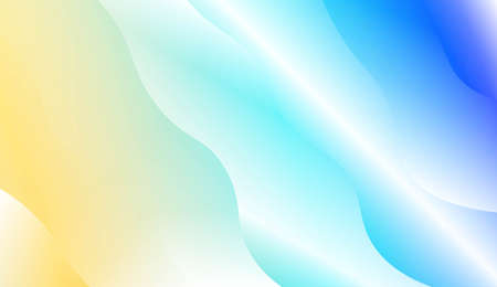 Modern Background With Wave Gradient Shape. For Your Design Wallpapers Presentation. Vector Illustration with Color Gradientのイラスト素材