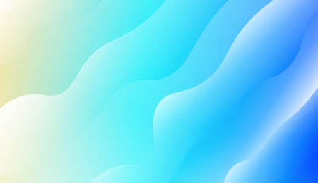 Modern Wavy Background. For Template Cell Phone Backgrounds. Vector Illustration with Color Gradient