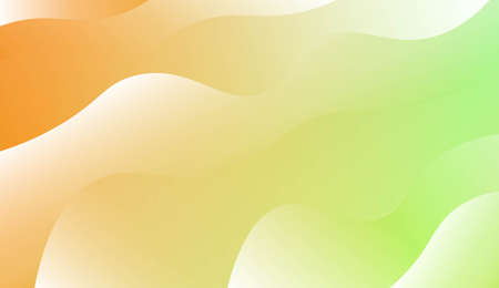 Modern Background With Wave Gradient Shape. For Your Design Wallpapers Presentation. Vector Illustration with Color Gradientのイラスト素材