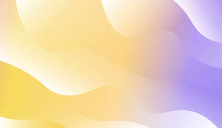 Modern Waves. Futuristic Technology Style Background. Design For Your Header Page, Ad, Poster, Banner. Vector Illustration with Color Gradientのイラスト素材