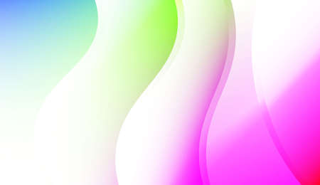 Creative Shiny Waves. For Template Cell Phone Backgrounds. Colorful Vector Illustration.のイラスト素材