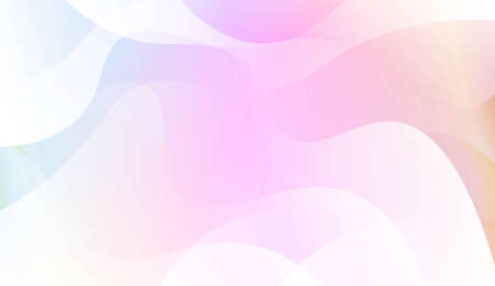 Geometric Wave Shape with Gradient Blurred Abstract Background. For Greeting Card, Flyer, Poster,...