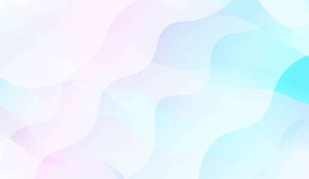 Wave Abstract Background with line, geometric shape. Creative Gradient Background. For Greeting Card, Brochure, Banner Calendar. Vector Illustrationのイラスト素材