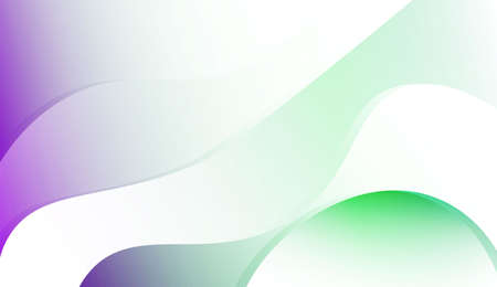 Curve Line and Wave Layer Background. For Cover Page, Landing Page, Banner. Colorful Vector Illustrationのイラスト素材