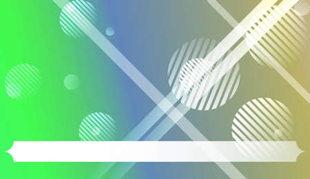 Dynamic shape background With Gradient Shape, Line, Circle, Space for Text. For Futuristic Ad, Booklets. Vector Illustration with Color Gradientのイラスト素材