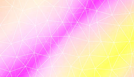 Pattern with abstract line in polygonal pattern with triangles style. For modern interior design, fashion print. Vector illustration. Creative gradient colorのイラスト素材